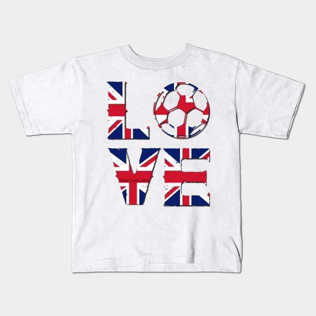 Come On England Kids T-Shirt by FirstTees